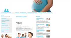 Desktop Screenshot of companhiadasaude.pt